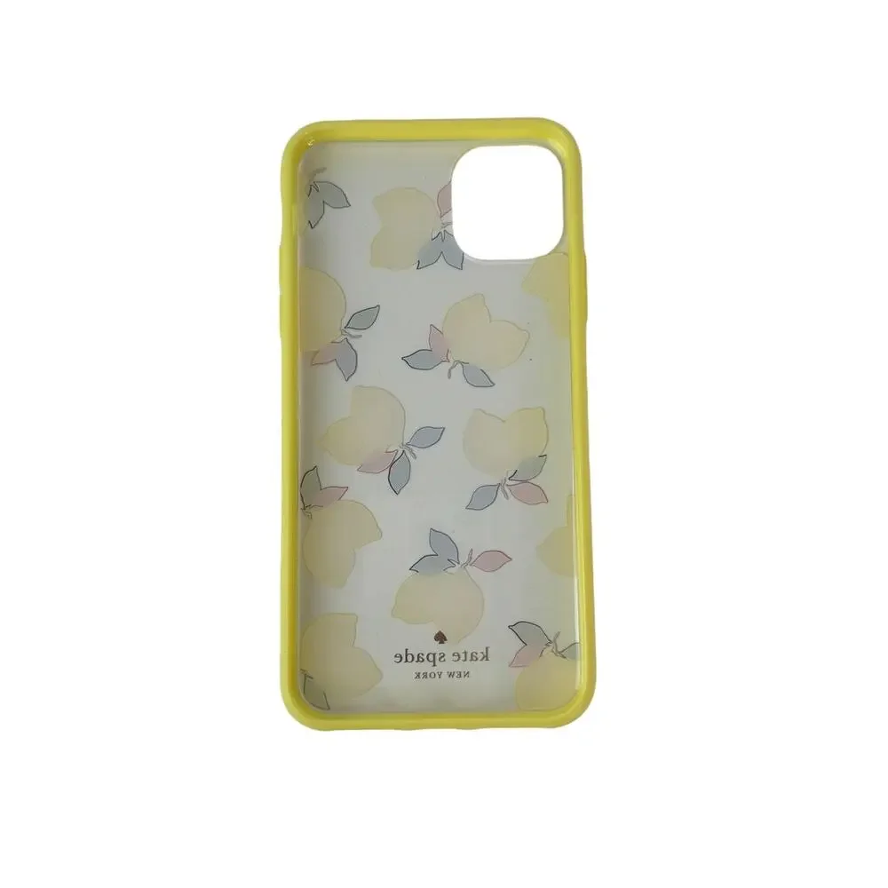 Kate Spade Clear Lemons Print iPhone 11 Pro Max Lemons Phone Case
